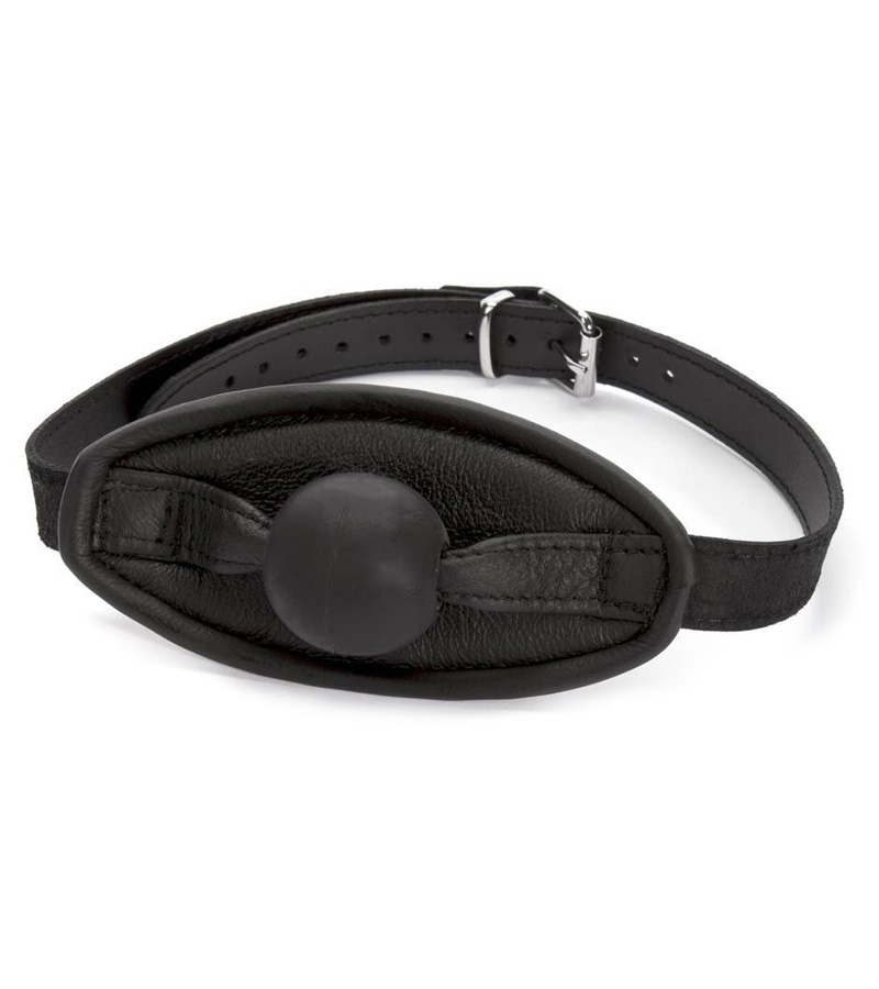 Ball Gag With Leather Muzzle