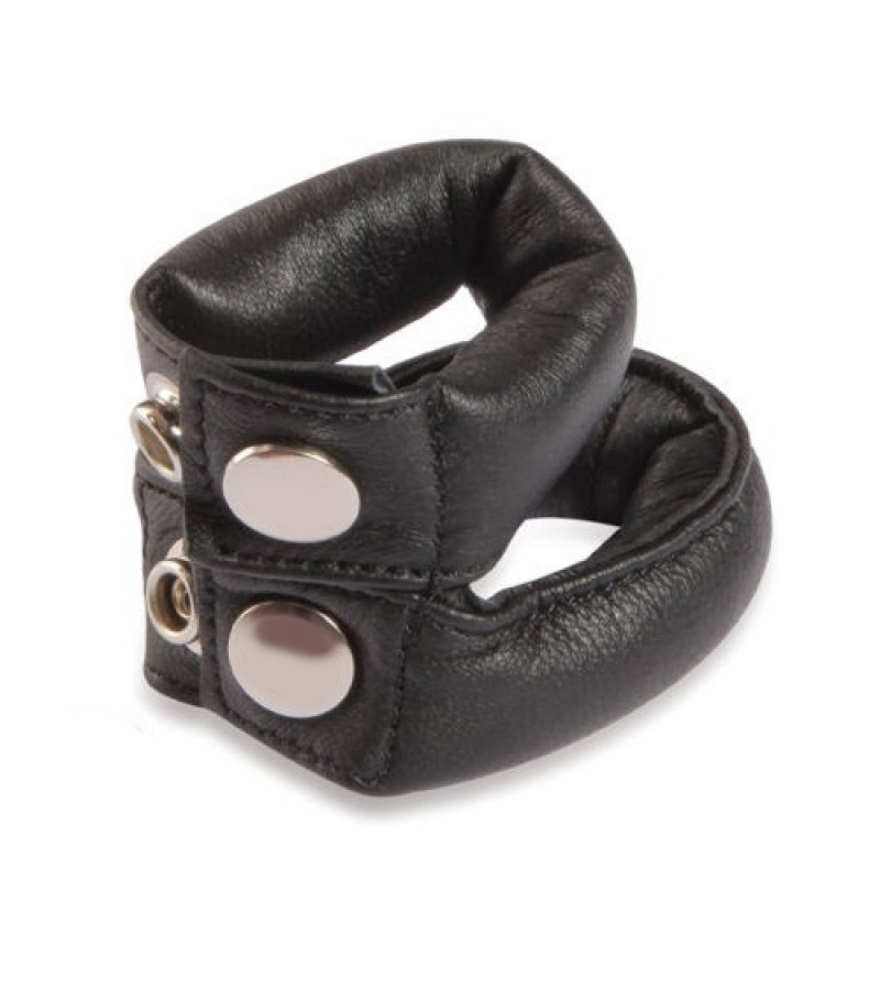 Cock & Ball Weighted Double Strap