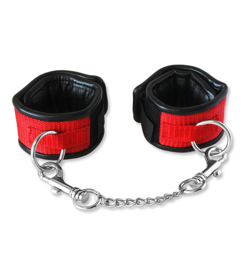 Deluxe Wrist Cuffs RED/BLACK 