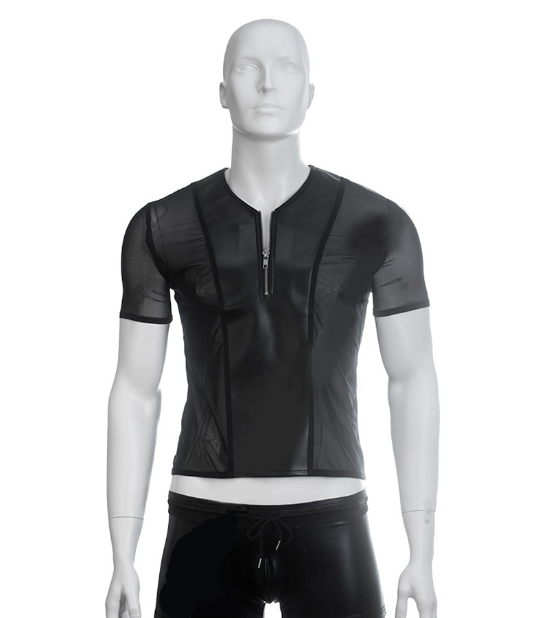 Hip Hop- Leather Shirt 