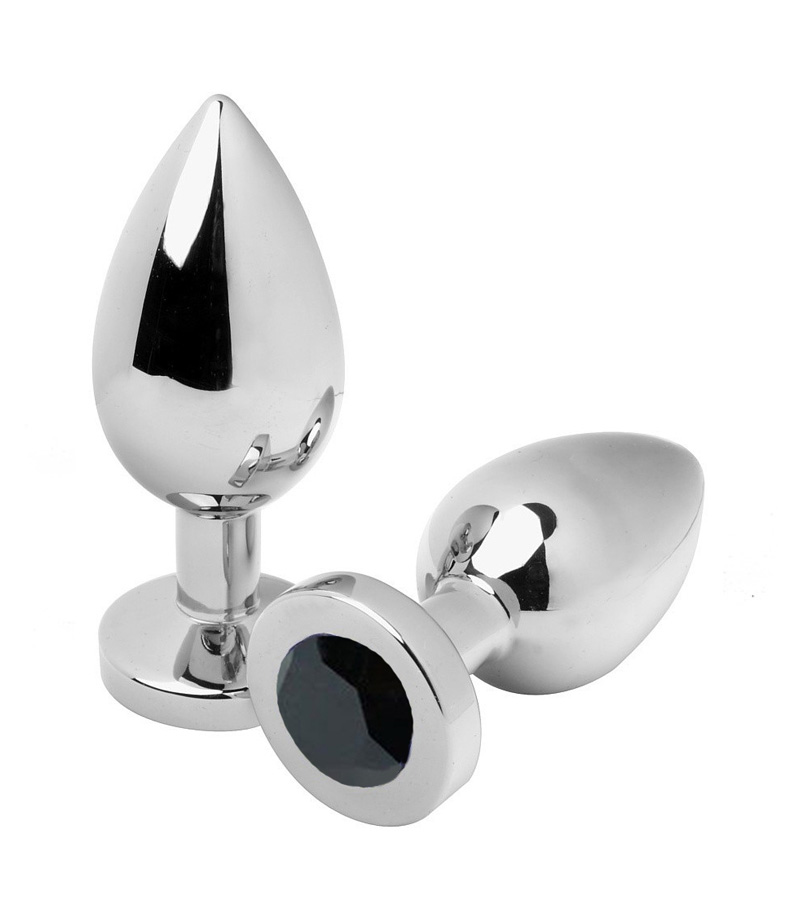 Jeweled Butt Plugs -Black