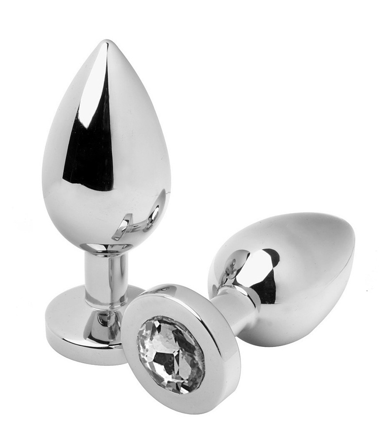 Jewled Butt Plugs -CUBIC ZIRCONIA- Diamond