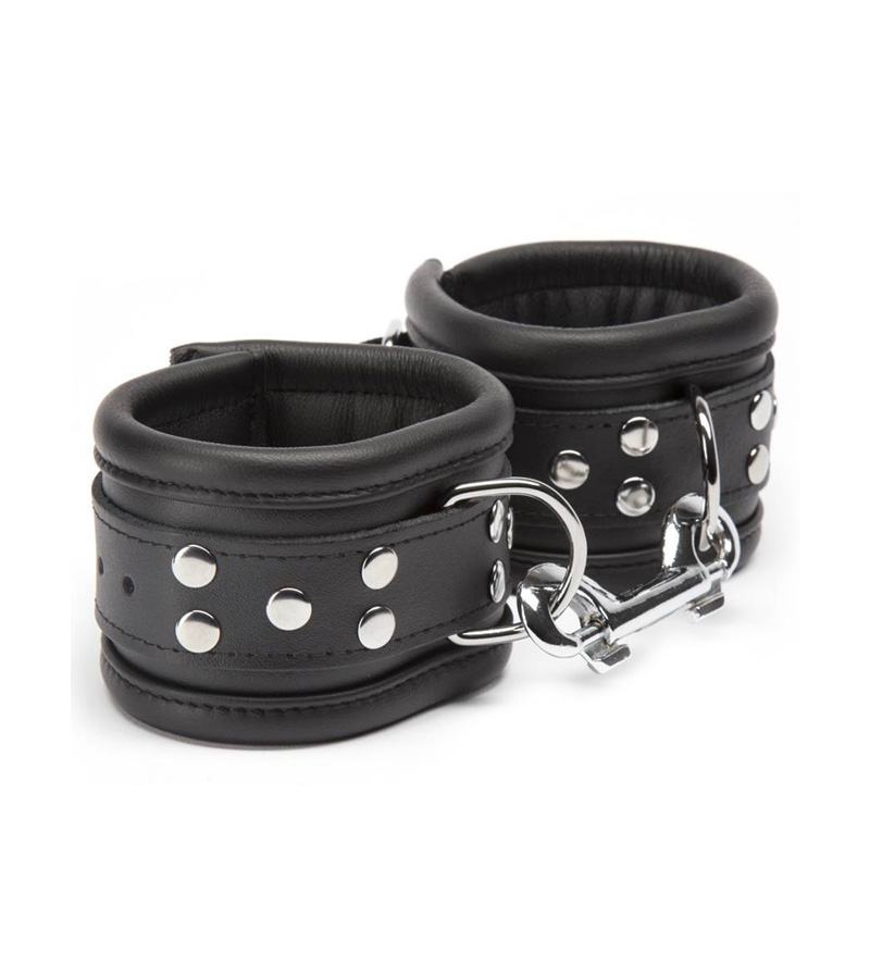 Padded Ankle Cuffs - BLACK/BLACK