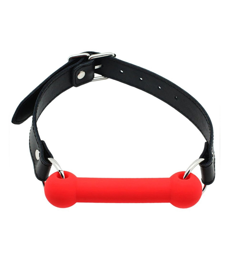 Silicone Bit Gag RED